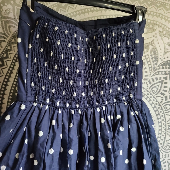 BONED CORSET Sweetheart Retro Cocktail Polka Dots - Picture 14 of 15